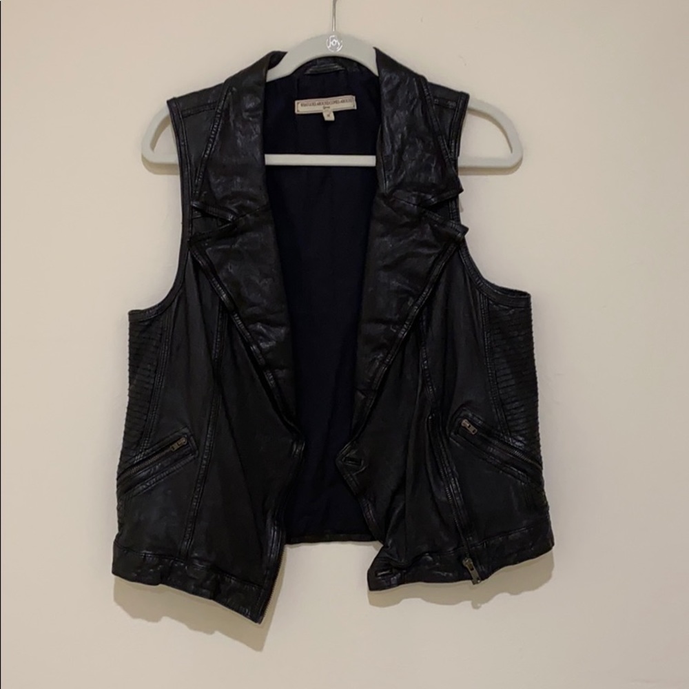 What Goes Around Comes Around leather motor vest